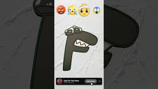 Alphabet Lore F | Emoji Challenge 😱 Funny Face Animation #alphabetlore #abc #a6c #shorts #memes