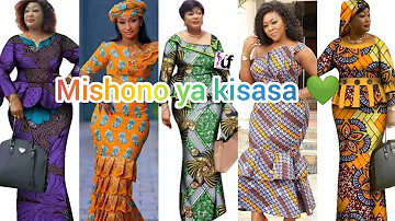 MISHONO YA KISASA LATEST AFRICAN DRESSES MITINDO YA VITENGE