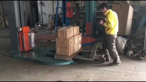 M Type Forklift Pallet wrapping Machine