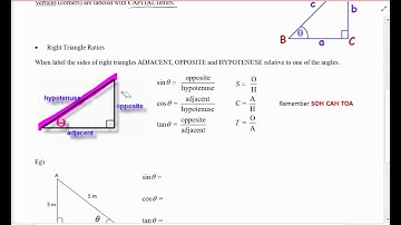Math 10 Ch. 2.0 Introduction to Trigonometry