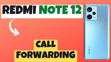 Redmi Note 12 Call Forwarding || How to Divert or Forward Calls
