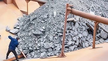 4,500 Tons Of Phosphate Rock, Fully Unloaded #satisfying #ship