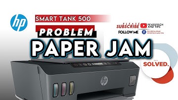 How to repair paper jam on Hp Smart Tank 500 | E4 | Common problem | tagalog