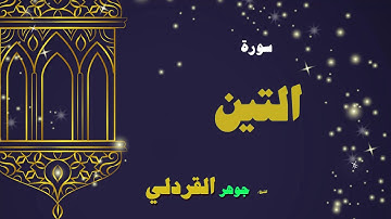 القران الكريم بصوت الشيخ جوهر القردلى | سورة التين