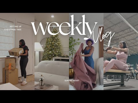Weekly Vlog | Life Updates, Decorating My Home for Christmas & a New Workout Routine thumbnail