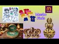 Meesho Finds|Pichwai Trays|Kids T-shirts Shorts|Brass Cup Saucer|Brass Lakshmi Idol|Kitchen Toy Set 