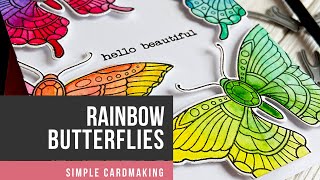 Rainbow Butterflies with Daria Grushina