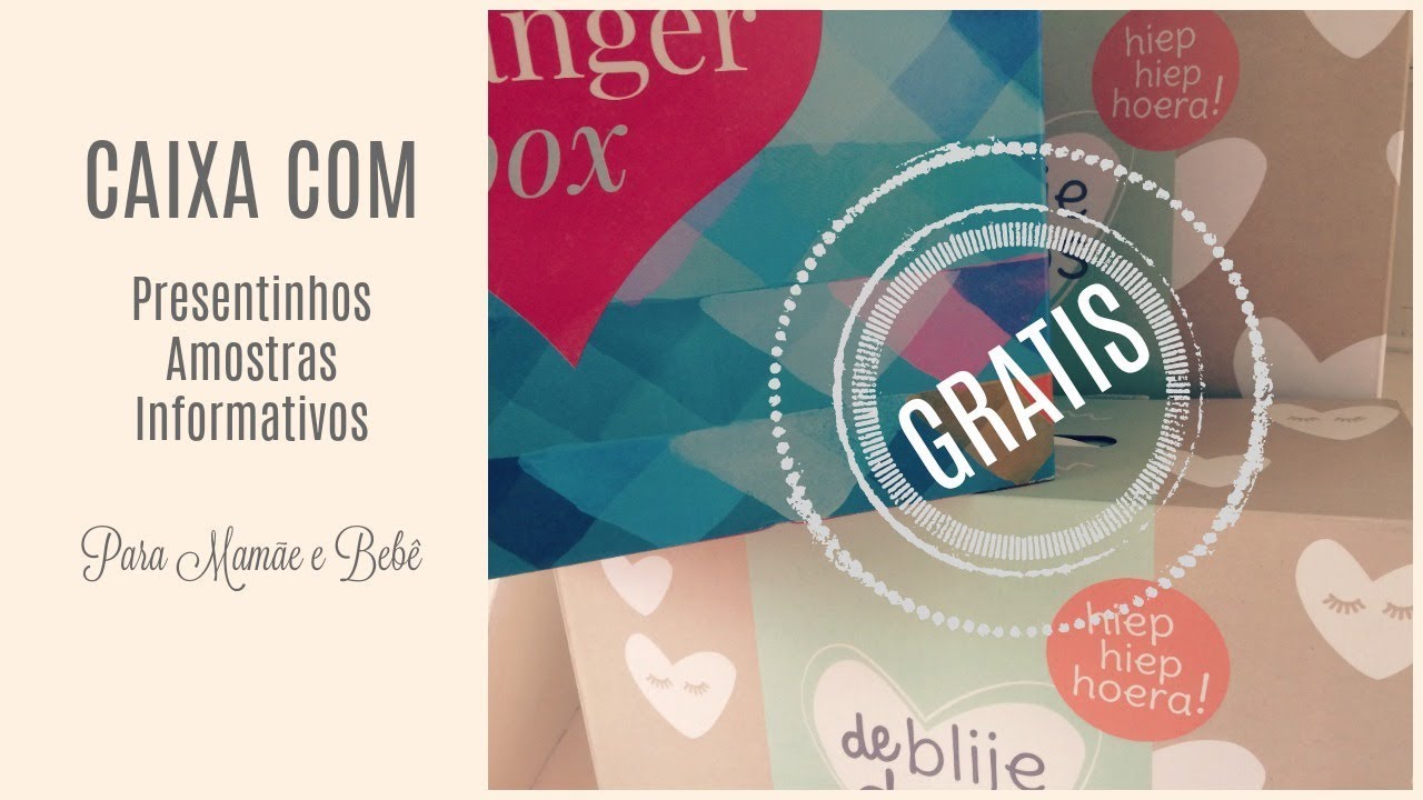 Caixa com amostras e presentinhos gratis - Andrea Binken