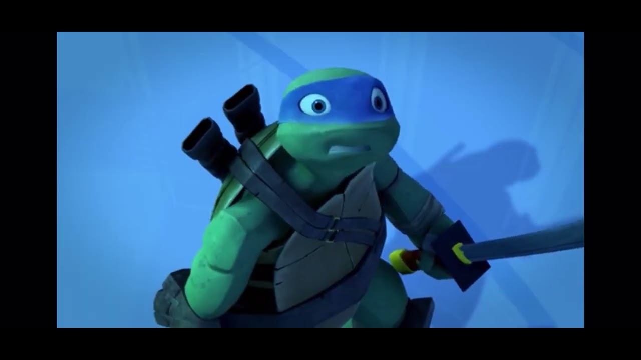 TMNT (2012) sound effects: Mikey; Uh oh./Leo: What the heck is that?