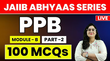 JAIIB Exam 2023 Principles & Practices of Banking Most Important MCQs | PPB Revision and Preparation