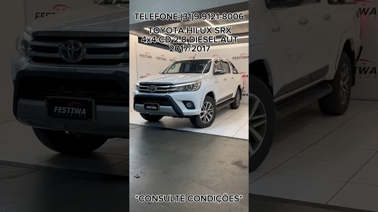TOYOTA HILUX SRX 4x4 CR 2.8 DIESEL AUT 2017/2017 