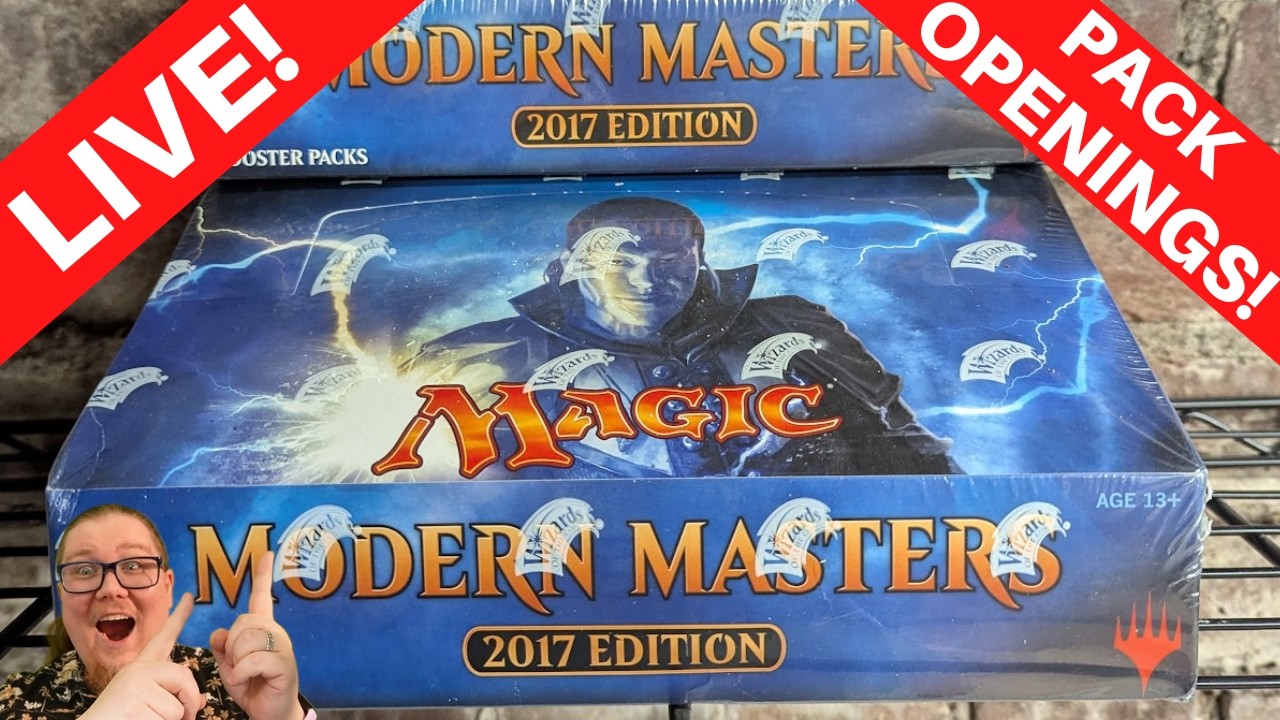 magic the gathering modern masters 2017 booster box MTG 10 commons LIVE! MTG Rip & Ship