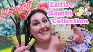 Entire Colourpop Bambi Makeup Collection Haul and Review