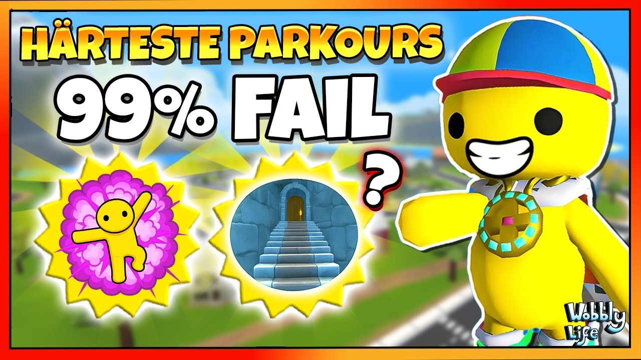 Wobbly Life: Die SCHWERSTEN Parkours 😱 + GEHEIME Secrets! 🔓