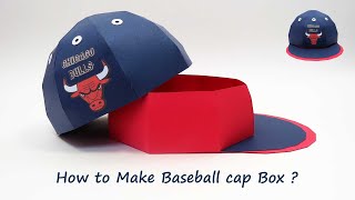How to make a baseball cap box
