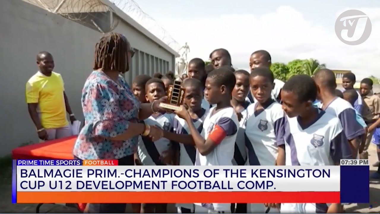 Balmagie Primary Champions of the Kensington Cup U21 Development Football Competition