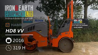 2016 Hamm HD8 VV Twin Drum Roller