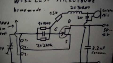 Wireless Microphone homemade