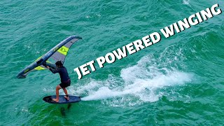 JET POWERED WING FOILING