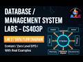 Data Flow Diagram | Context Level DFD | Database Management Systems | CS403P Short Lectures Lab 2