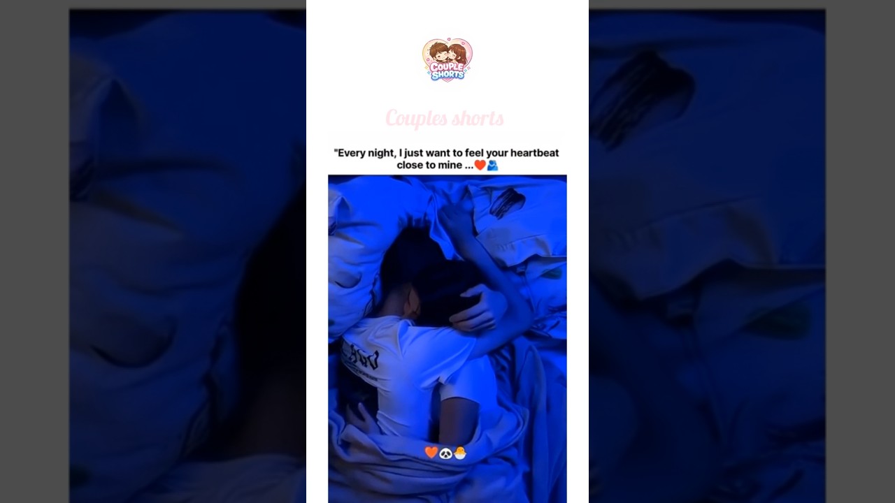 Every night, I just want to stay like this with you ♥️🫂