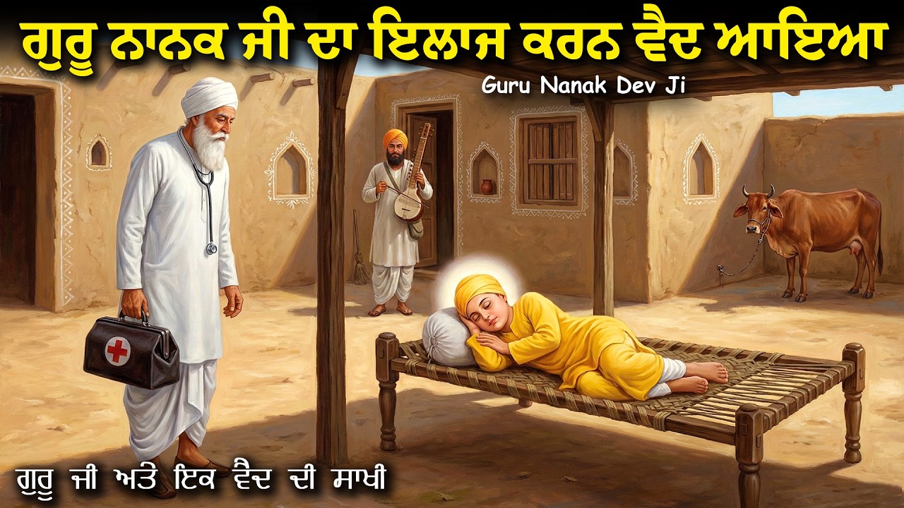 ਗੁਰੂ ਜੀ ਕੋਲ ਇਕ ਵੈਦ ਇਲਾਜ ਕਰਨ ਆਇਆ | Katha Guru Nanak Dev Ji | Sikhi Life
