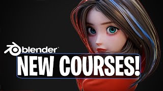 3 New Blender Courses You Probably Missed!