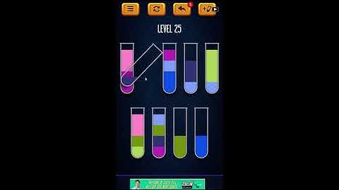 Water Sort Puzzle - Color Liquid Sorting Game Level 25 Solution