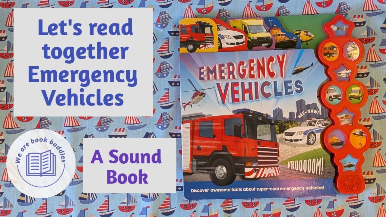 Давайте вместе почитаем книгу со звуками. Машины скорой помощи (Моя первая книга со звуками и вкл...