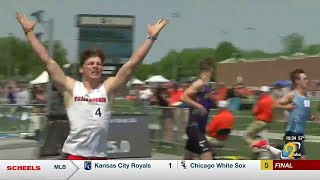 On the final day of state track, Miles Thompson impresses with championship sprint double