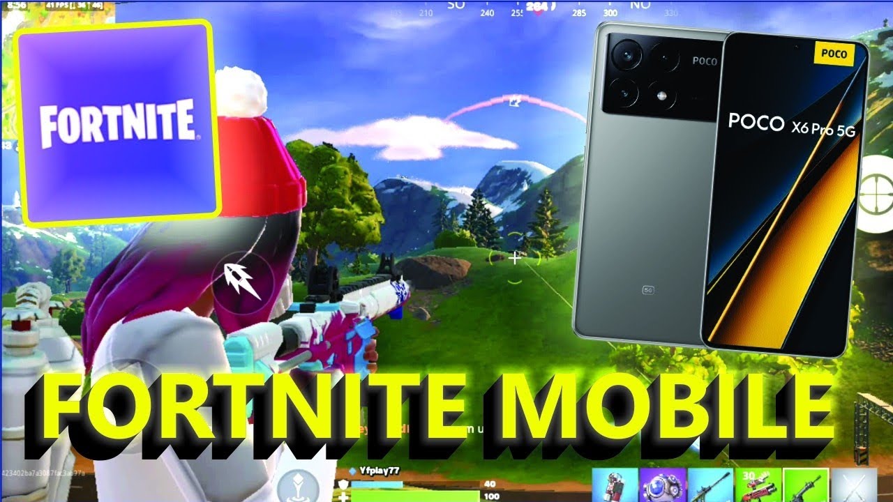 FORTNITE Mobile no POCO X6 PRO - JOGUE sem TRAVAR!