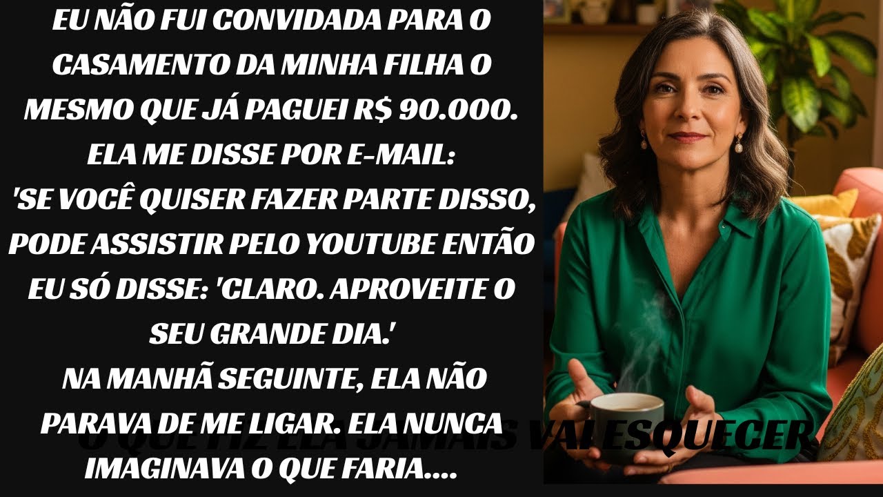"Me Excluiram do casamento MAS QUERIAM R$ 110.000... você não vai acreditar no que fiz"