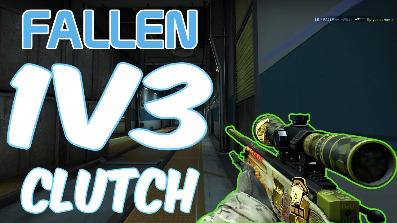 CS:GO - FALLEN 1v3 Clutch