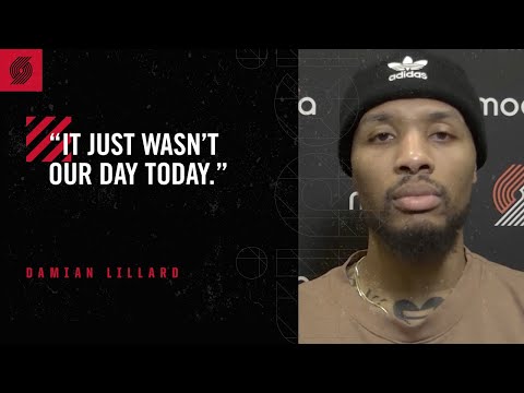 Damian Lillard: "It just wasn't our day today" | Trail Blazers vs. Spurs