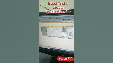 Excel Tricks. | Create Outside Border in Excel. | #youtubeshorts #viral #youtube #excel #rammandir