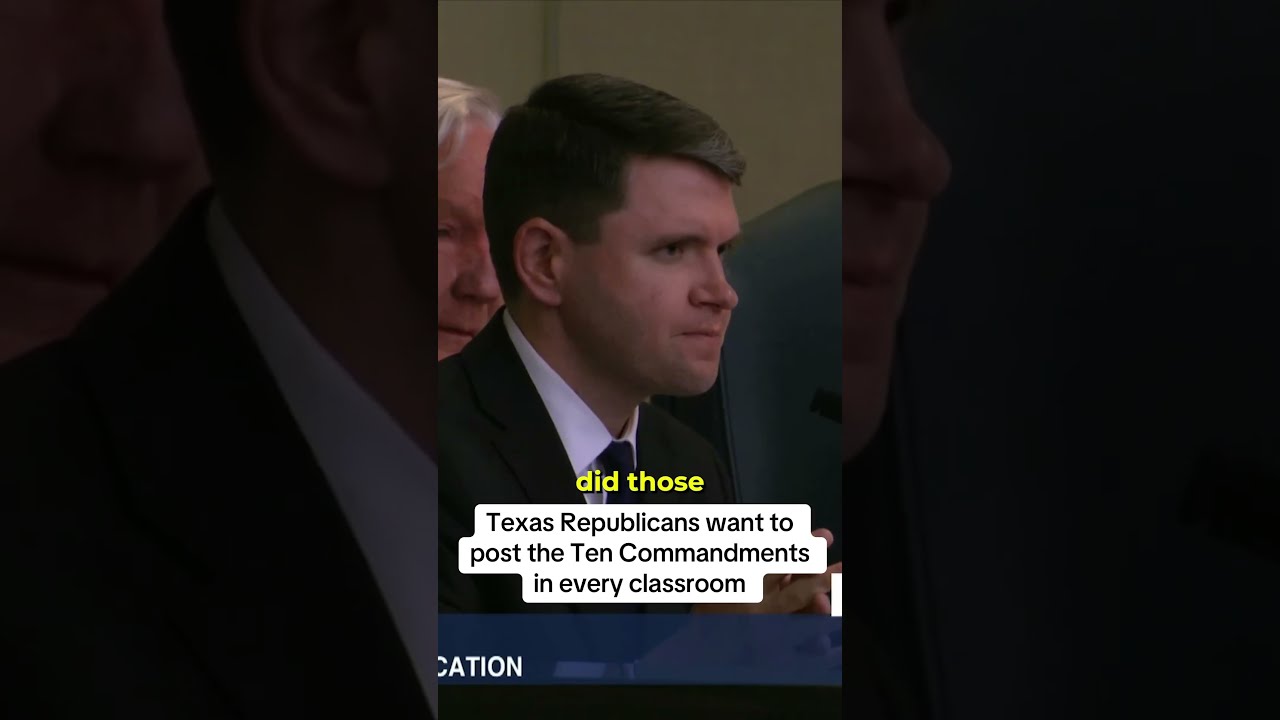 Texas Republicans Want To Post The Ten Commandments In Every Classroom