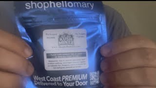 ShopHelloMary Kush Mintz THCA Live Rosin Vape Review 💙