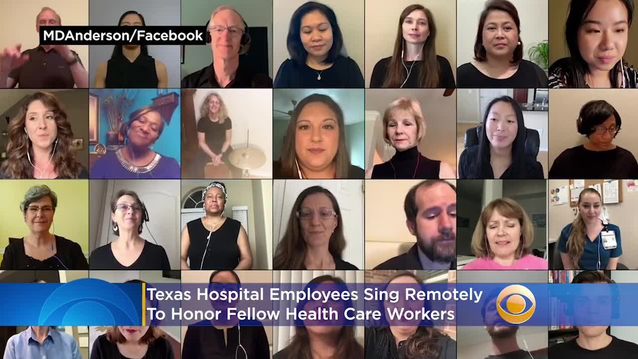 Texas Hospital Employees Sing Remotely To Honor Fellow Health Care Workers