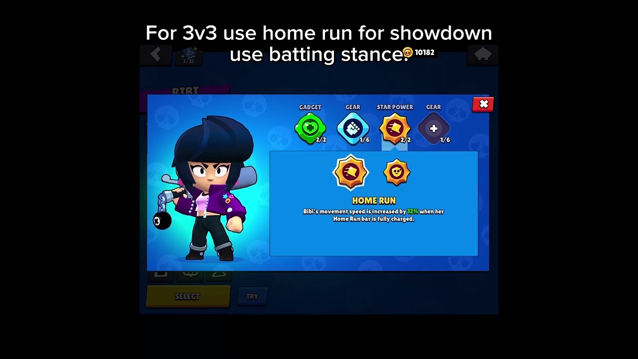 The best build for every brawler Part 26 Bibi 