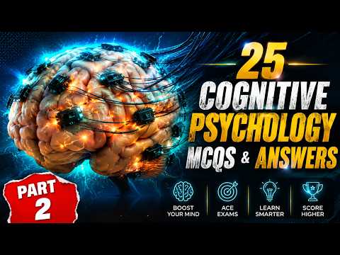 25 Cognitive Psychology MCQS & Answers (All Topics Covered) - YouTube