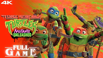 TEENAGE MUTANT NINJA TURTLES: MUTANTS UNLEASHED Gameplay Walkthrough FULL GAME [4K HD] No Commentary