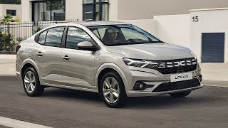 Новый бюджетный седан Dacia /Renault/ Logan 2023. Обзор. Интерьер.