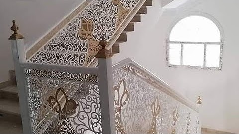 CNC stairs railing design catalogue 2023