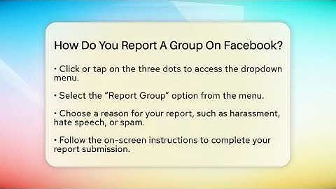 How Do You Report A Group On Facebook? - Everyday-Networking