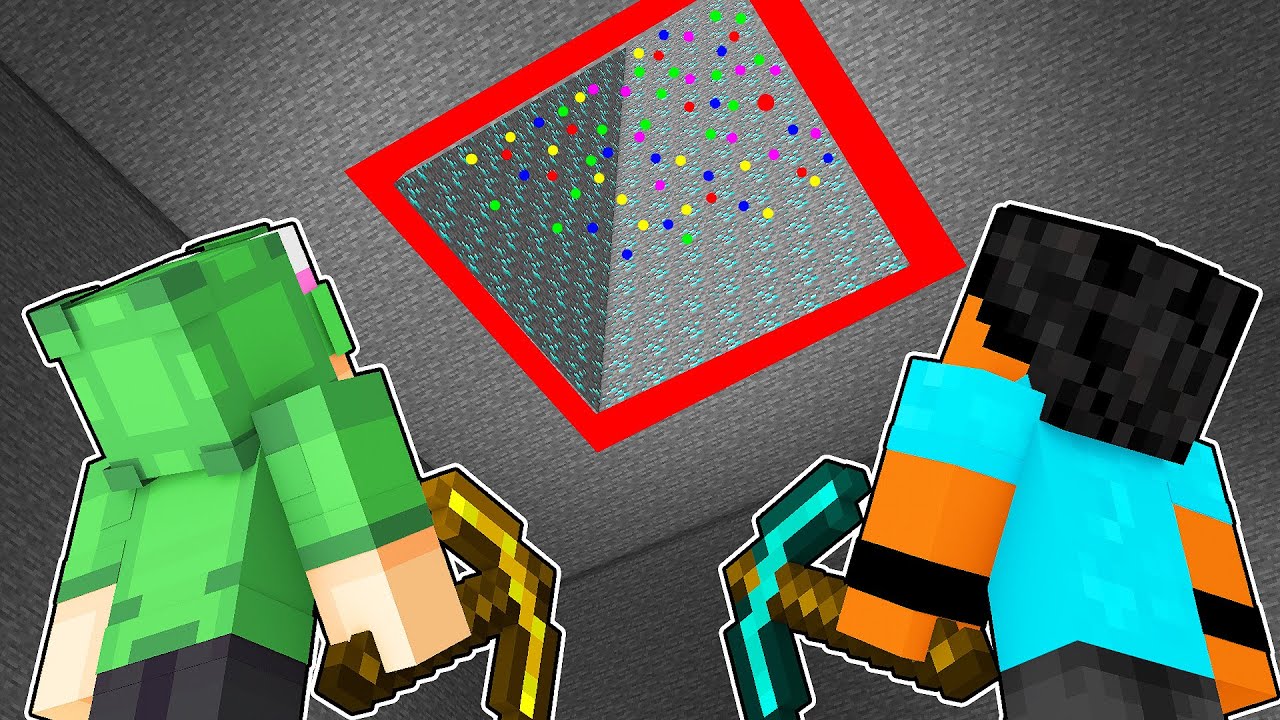 Entrei no Servidor de MINERAR pra CIMA no Minecraft!