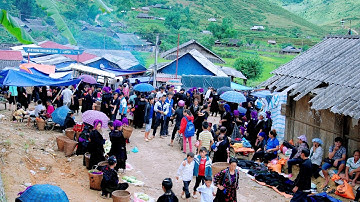 Chợ Phiên Trên Núi Người Dân Mang Rất Nhiều Đặc Sản Ra Chợ Bán | Miền núi tây bắc