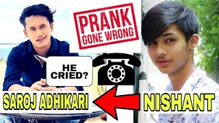 Saroj Adhikari got pranked || Call prank to Cartoonz Crew's Saroj Adhikari