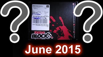 Horror Block Unboxing/Review June 2015