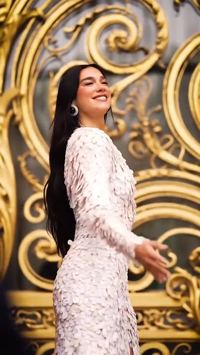 Dua Lipa Arrives At The Schiaparelli Haute Couture|#duaLipa #music #shorts #popMusic #danceVibes 