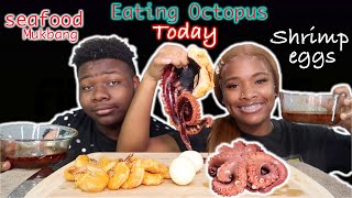 First Time Trying Octopus Seafood Boil Mukbang with Bloves Sauce!